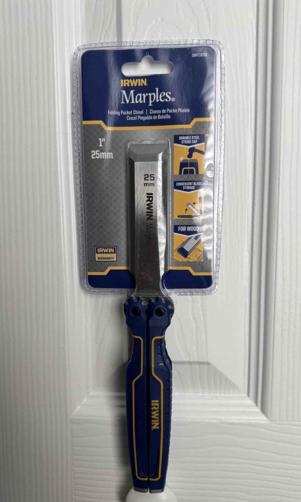 Irwin Marples 25mm 1-inch Folding Pocket Chisel