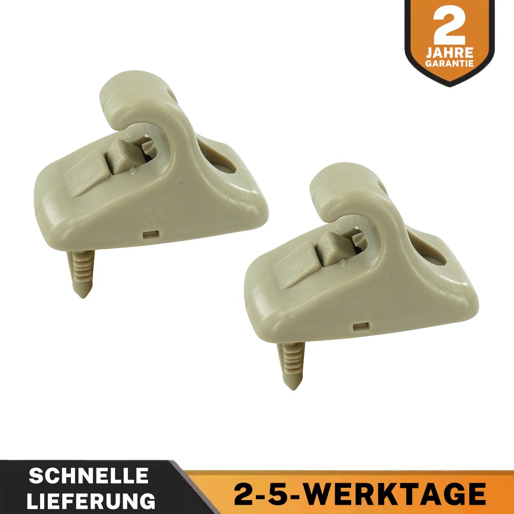 For Hyundai Elantra Sonata Getz 2017-23 Front Sun Visor Clip Holder Hanger beige