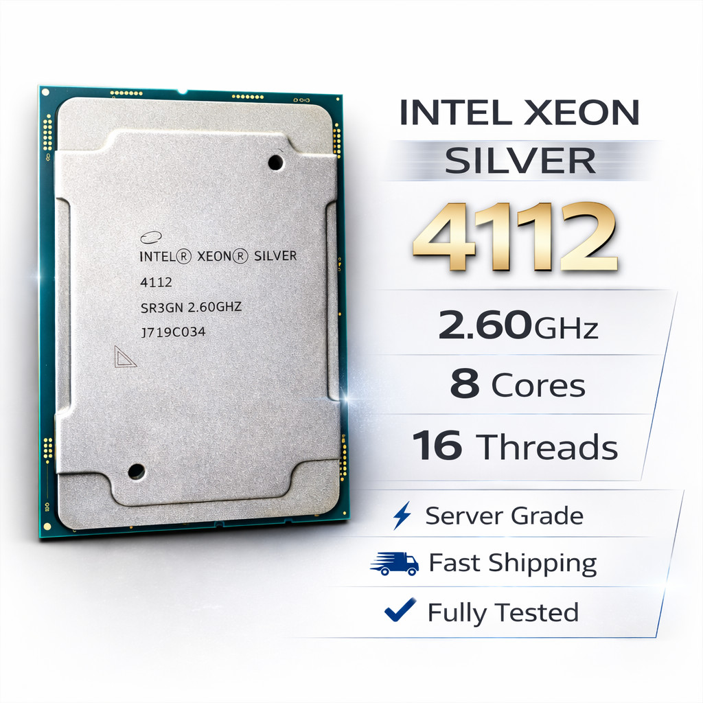 Intel Xeon Silver 4108 4112 4114 4208 LGA3647 8-Core 16-Thread Server CPU Choose