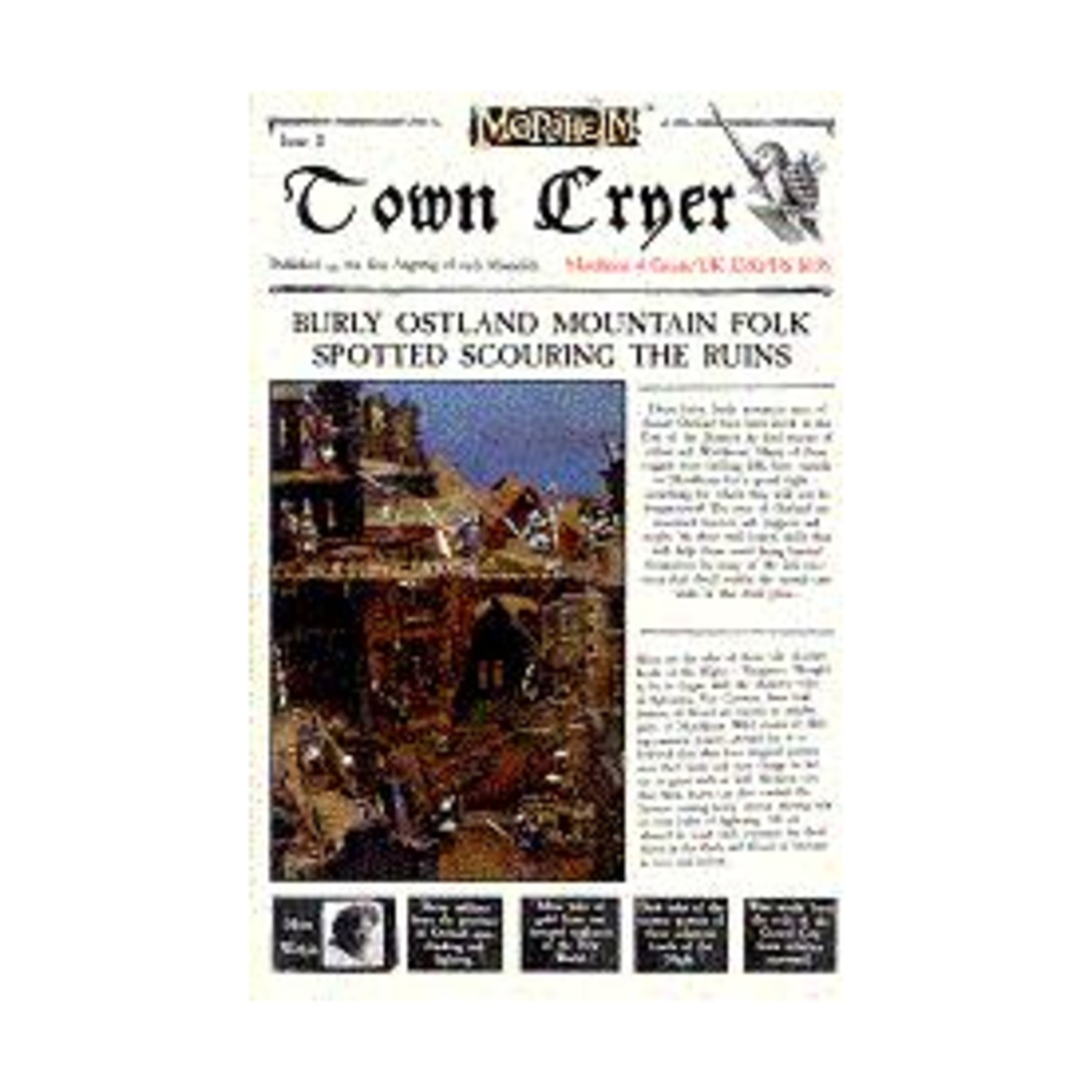GW Mordheim Town Cryer #11 "Ostlander, Lords of the Night" Mag VG+