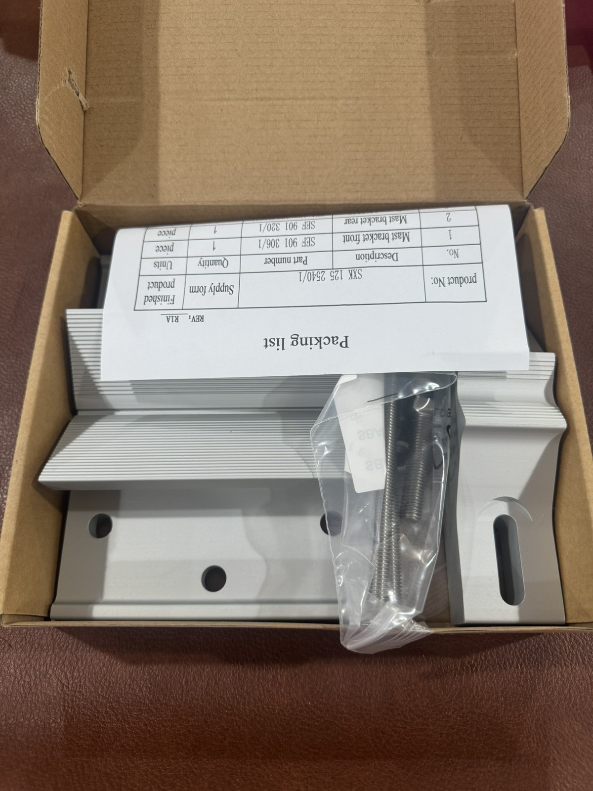 Ericsson SXK 125 2540/1 Mounting Bracket Assembly RAIL SYSTEM POLE