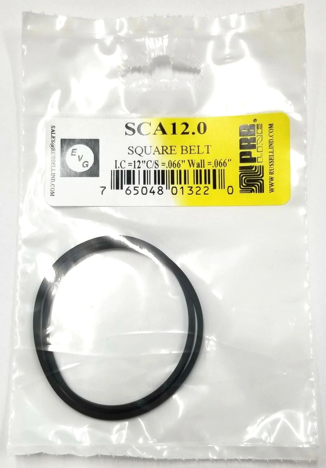 SCA12.0, PRB Square Cut Belt for VCR, Cassette, CD Drive or DVD Drive SCA 12.0