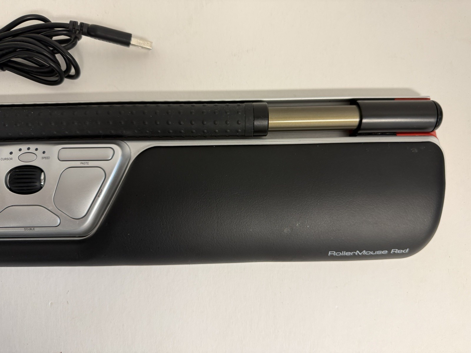 Contour Design RollerMouse Red USB Wired Roller Bar Mouse Working