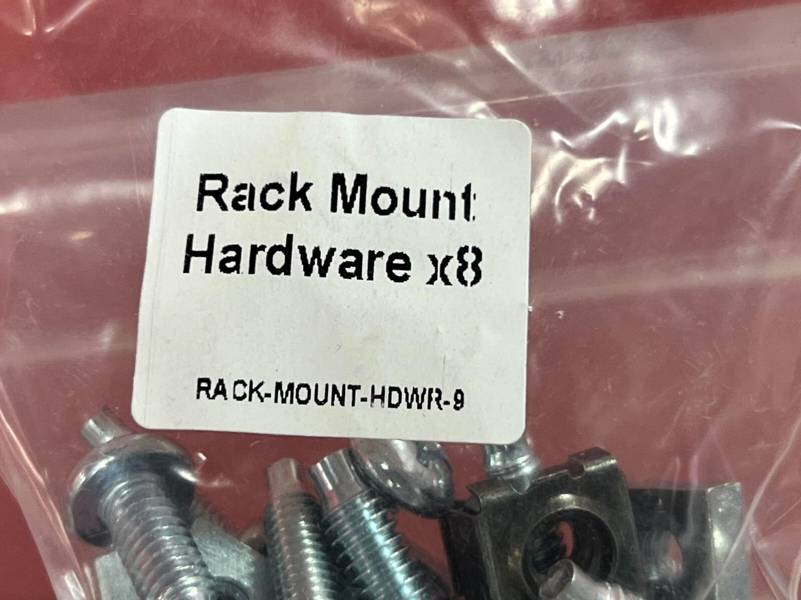 Lot of 2 Rack Mount Hardware x8 RACK-MOUNT-HDWR-9 Rack Hardware Solution