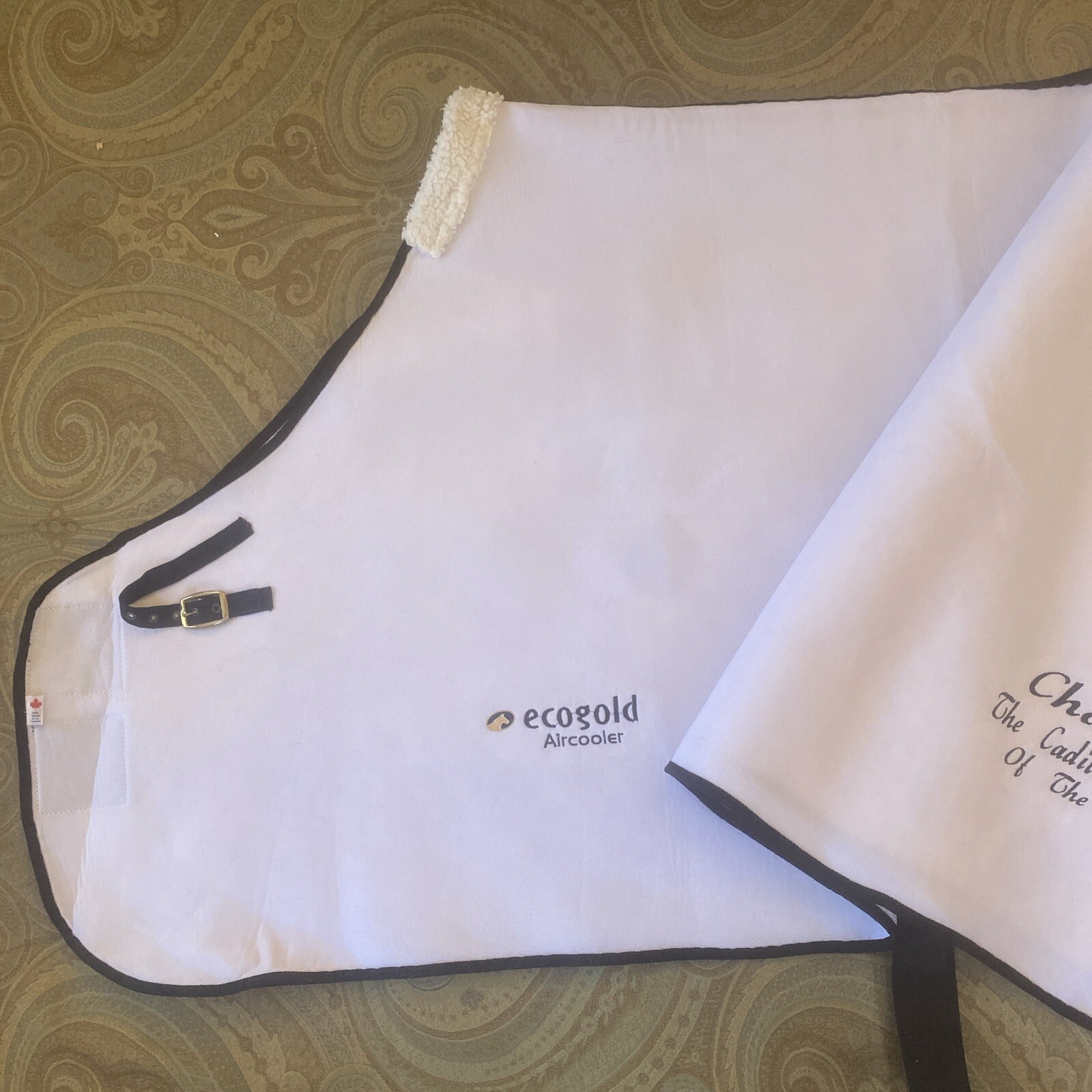 ecogold Aircooler Dress Travel Sheet- White/Black 80”
