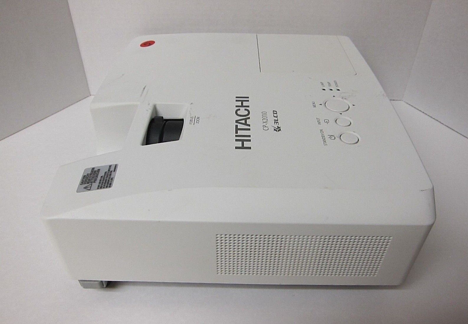 HITACHI 2200 Lumens CP-X2010 3LCD Projector 720p 3.7A/1.8A w/ Remote Used SKU A