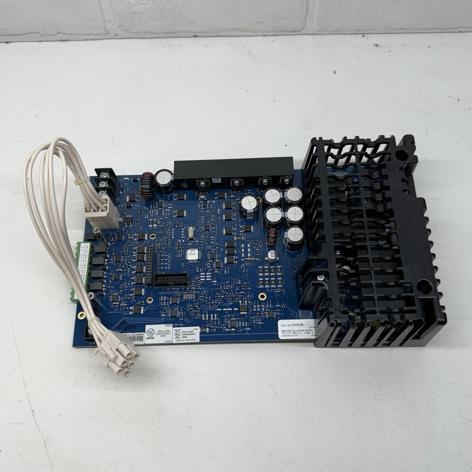 EDWARDS PS10-4B POWER SUPPLY FIRE ALARM BOARD