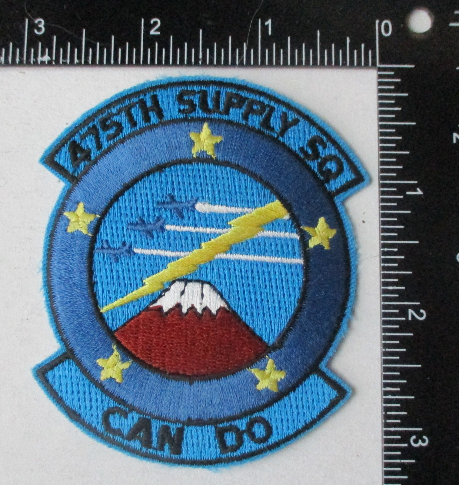 Original US AIR FORCE PATCH 47th SUPPLY SQUADRON - CAN DO - USAF