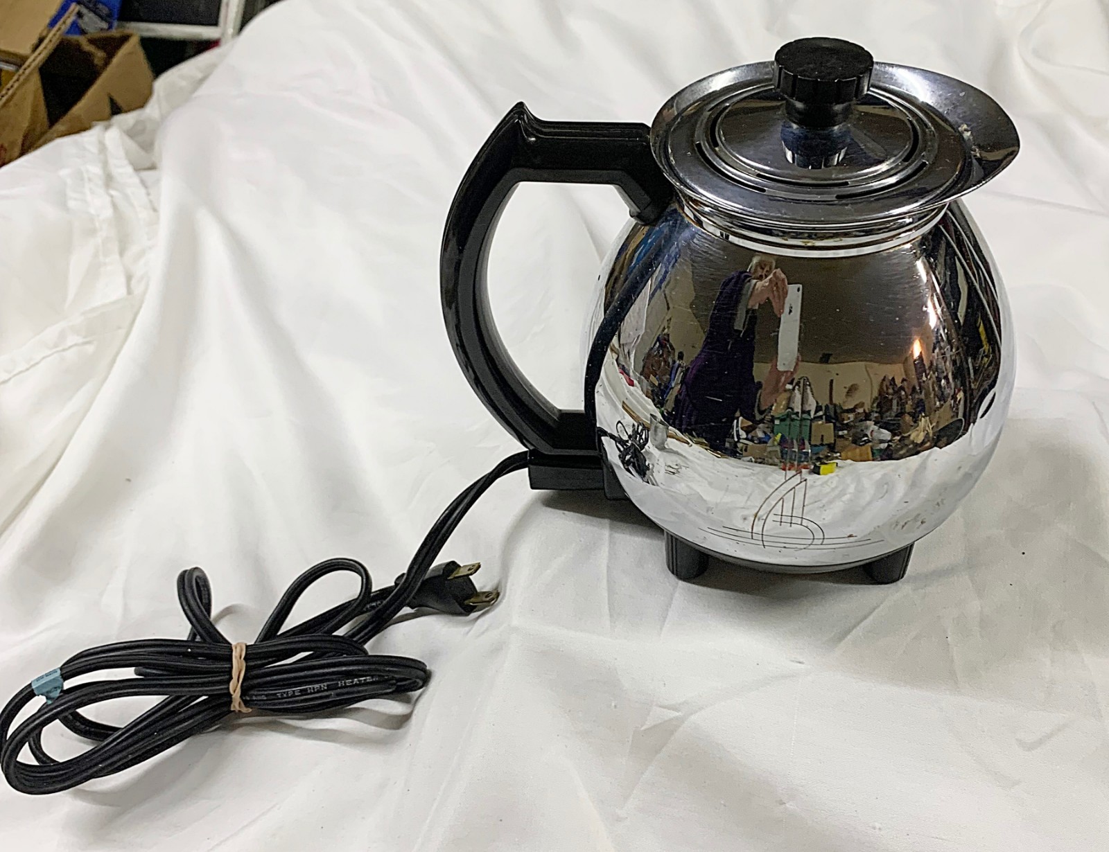 VTG SUNBEAM COFFEEMASTER C30 ART DECO CARAFE BASE LID & CORD ONLY WORKS USA