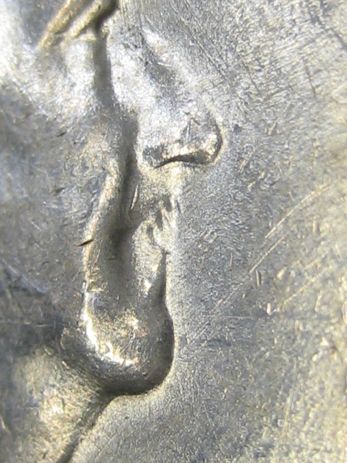 1955 Silver Half dollar "Bugs Bunny" in AU circulated condition.