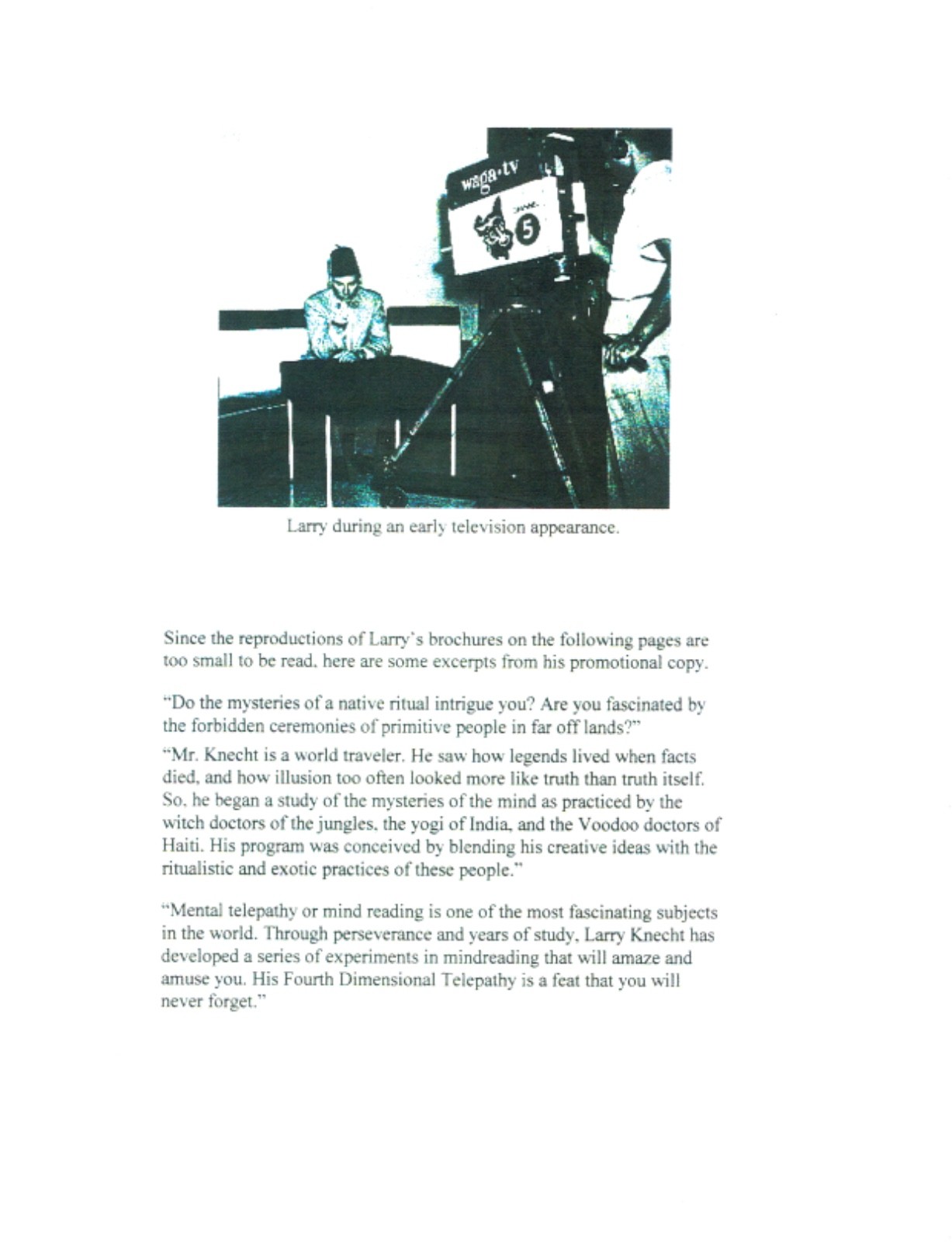 Larry Knecht on Mentalism