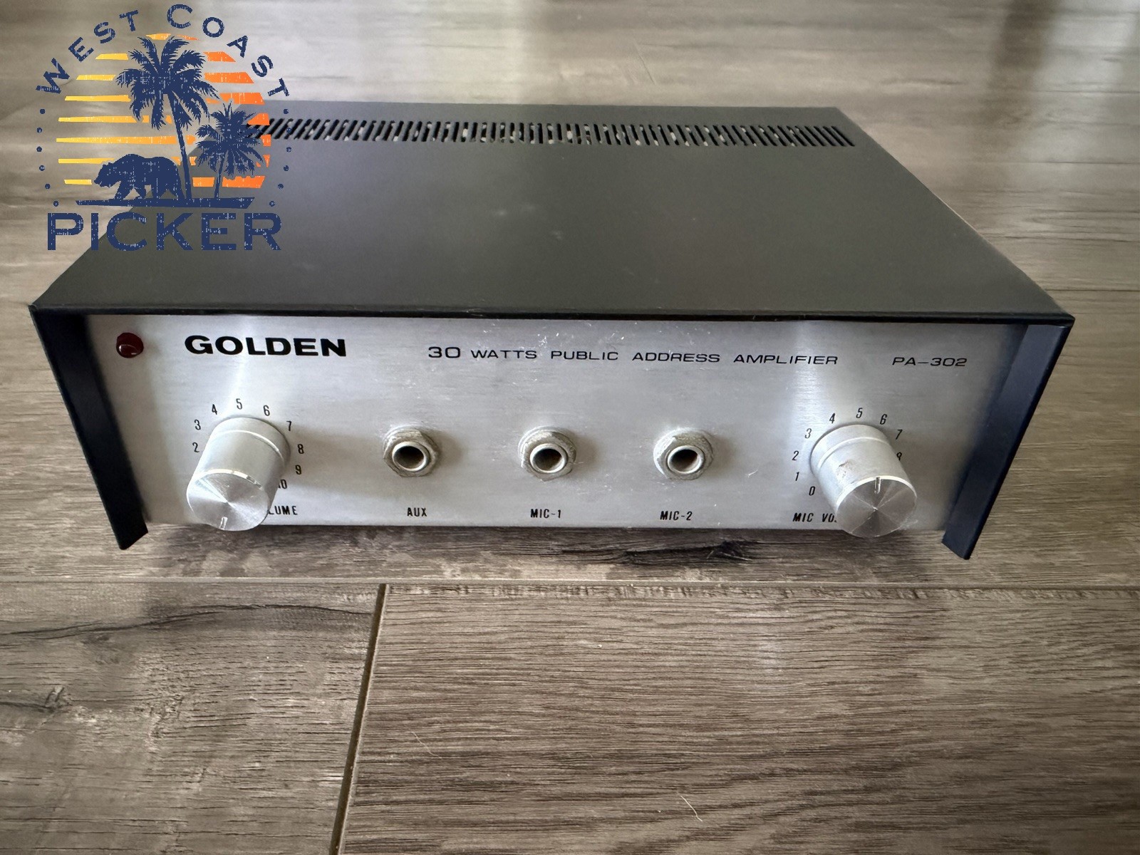 Golden 30 Watts Public Address Amplifier Model PA-302