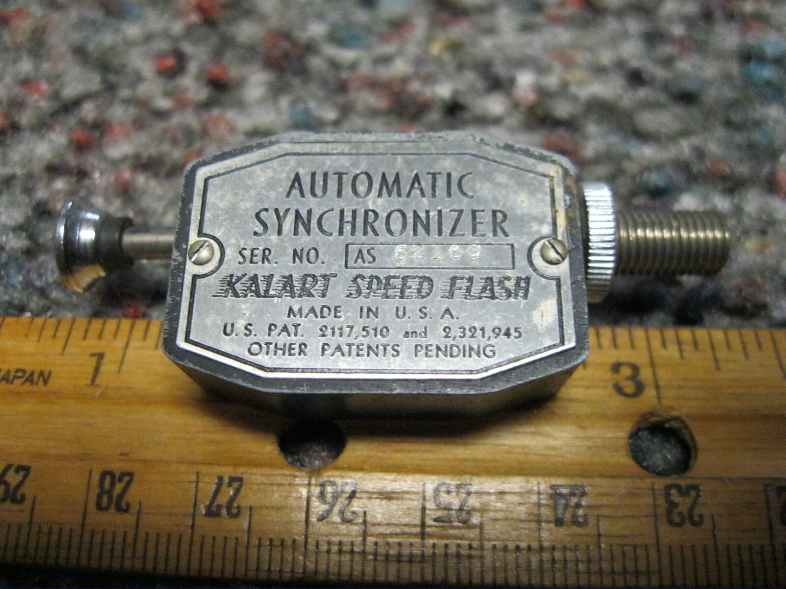 Kalart Speed Flash Automatic Synchronizer S/N AS62160