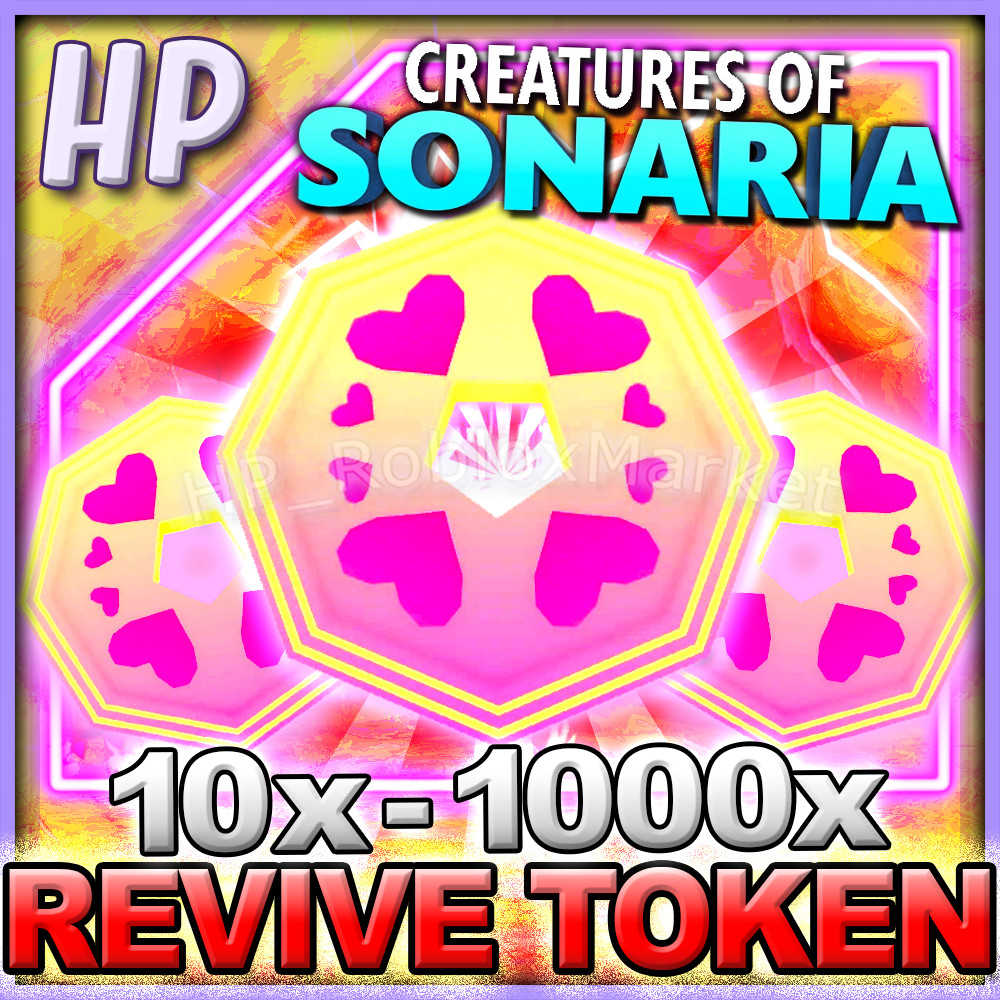 CREATURES OF SONARIA 🪙🪙🪙[ 10x - 1000x REVIVE TOKEN ]⚡FASTEST DELIVERY・COS⚡