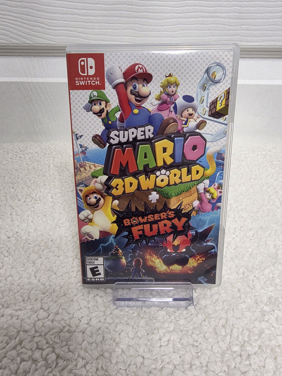 Original Case ONLY Replacement Nintendo Switch Super Mario 3d World Bowsers...