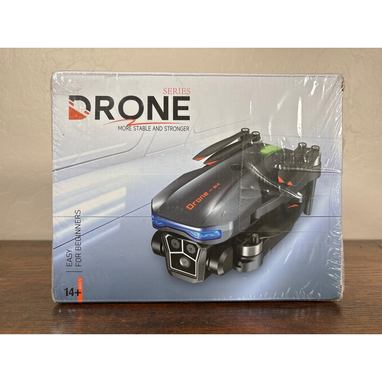 Shantou Tianyi TY-B14 Foldable Beginner Drone with Dual Camera Gray 2.4GHz 14+