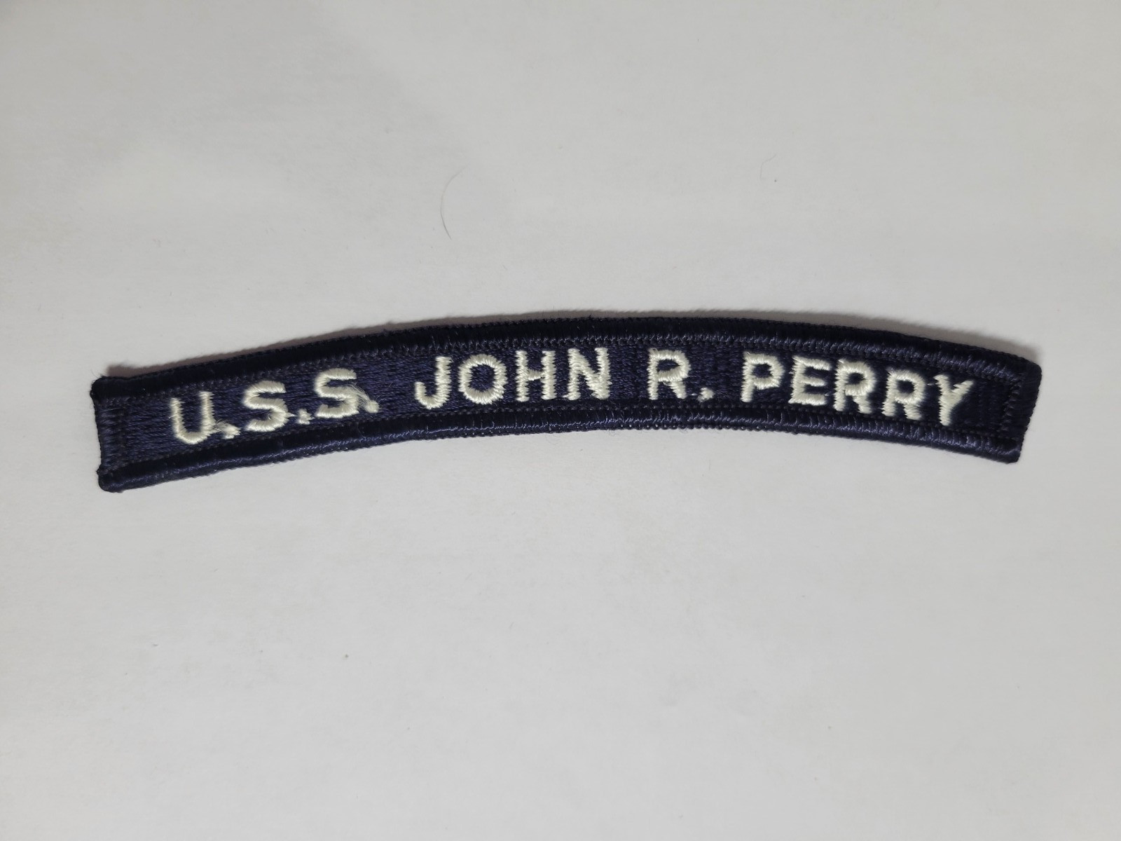 US Navy U.S.S. JOHN R. PERRY DE-1034 Claud Jones-Class Destroyer Escort Patch