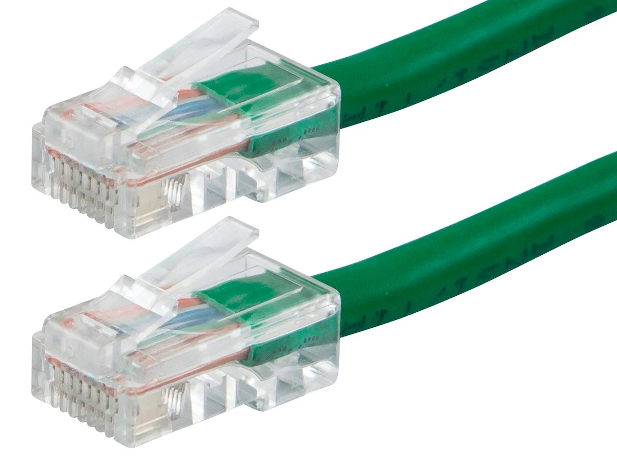 Monoprice Cat6 Ethernet Patch Cable - 15ft - Green, RJ45, 550Mhz, UTP, 24AWG
