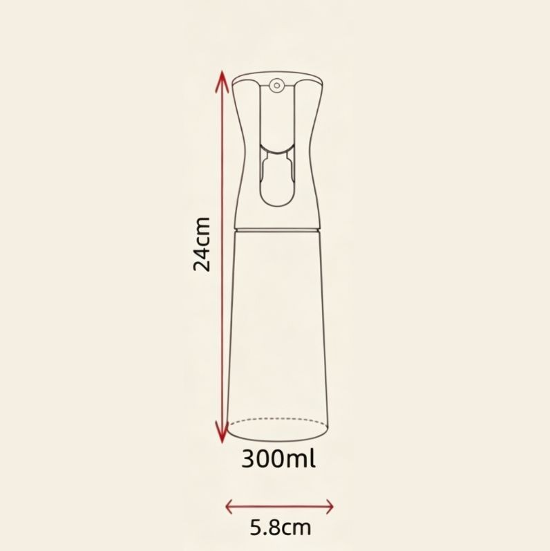 Continuous Mist Spray Bottle Barber Water Sprayer Makeup Salon Multipurpose US