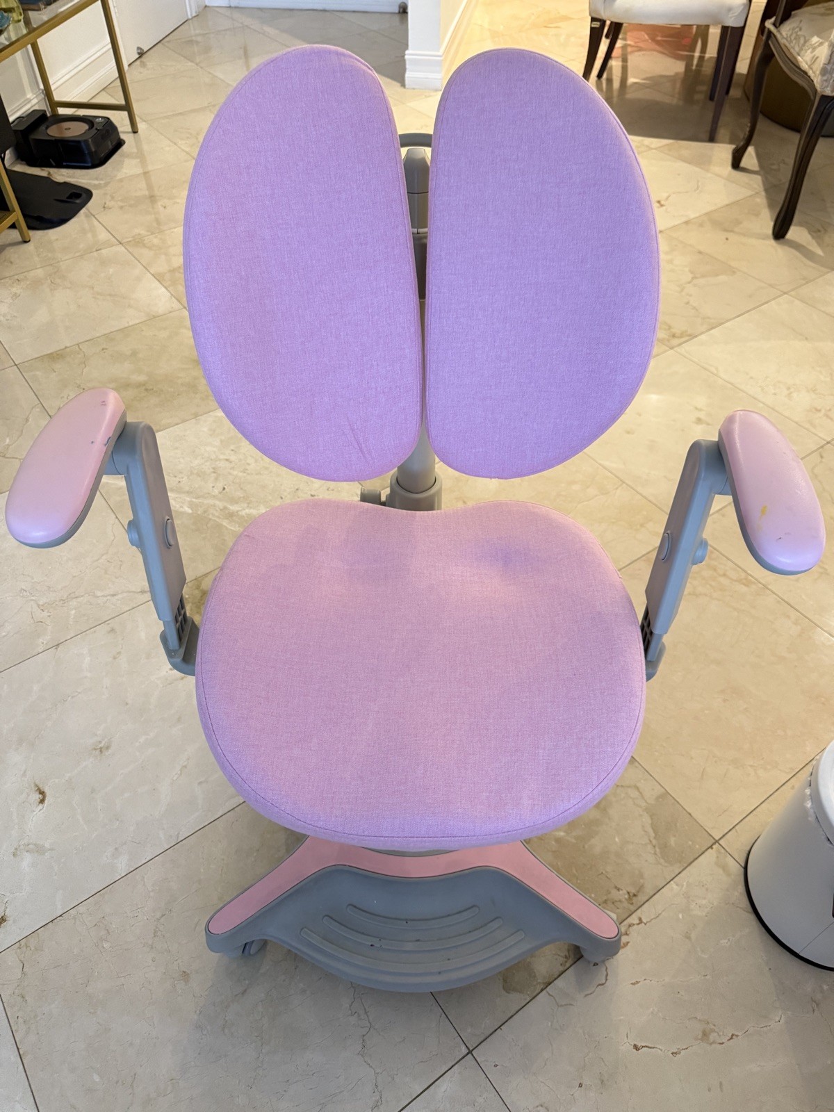 Ergonomic Pink Office Chair for Home and Office Bedroom Study Desk Chair