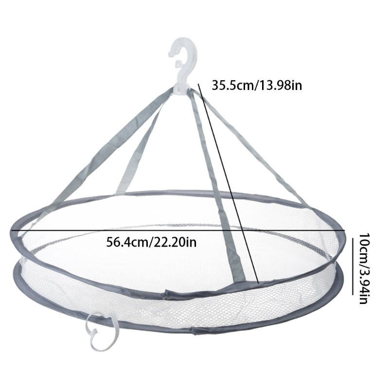 Meshes Basket Dryer For Indoor Outdoor Use Practical Folding Laundry Drying Rack