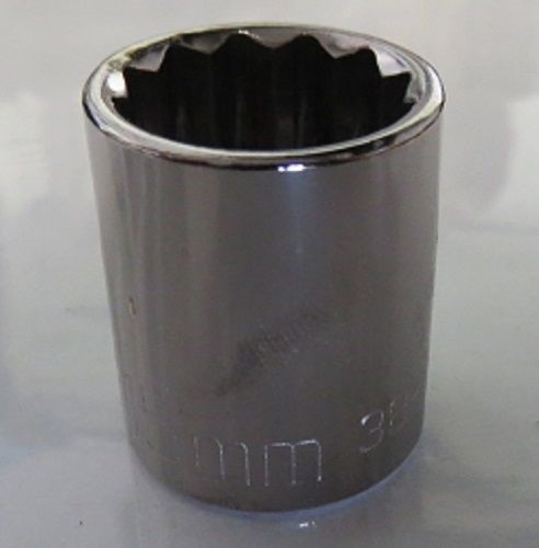 Armstrong 38-115A 3/8" Drive 12 Point Standard Socket 15mm USA