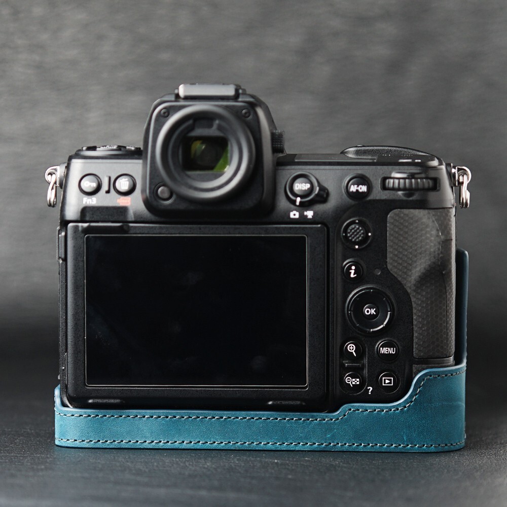 For Nikon Z8 Case Genuine Real Leather Half Camera Case Bag Cover