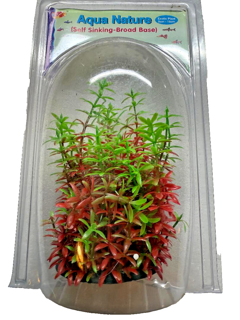OCEAN FREE AQUA NATURE AQUARIUM PLASTIC PLANT (9-18 CM)