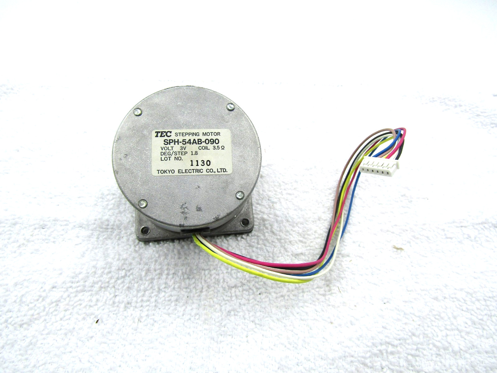 TEC SPH-54AB-090 Stepping Motor 3V 1.8°