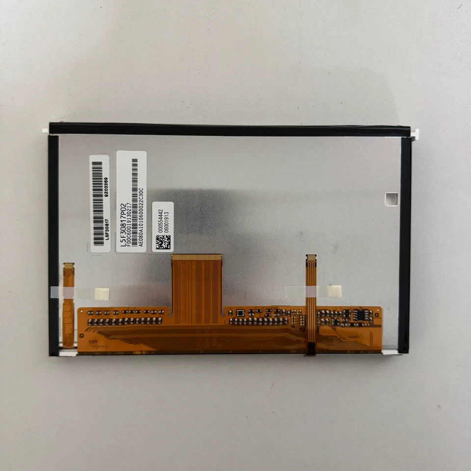 L5F30817P02 L5F30978T00 GCX074AKQ-E AE080A 8" LCD Display For VW Phaeton