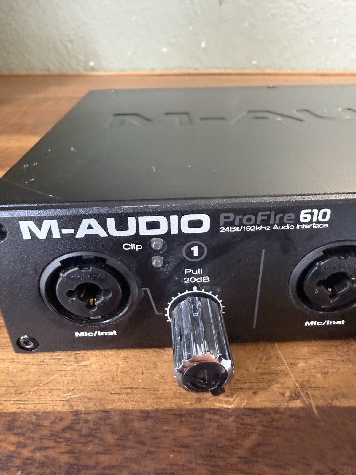 M-Audio ProFire 610 FireWire Audio Interface Black with Octane Preamp Technology