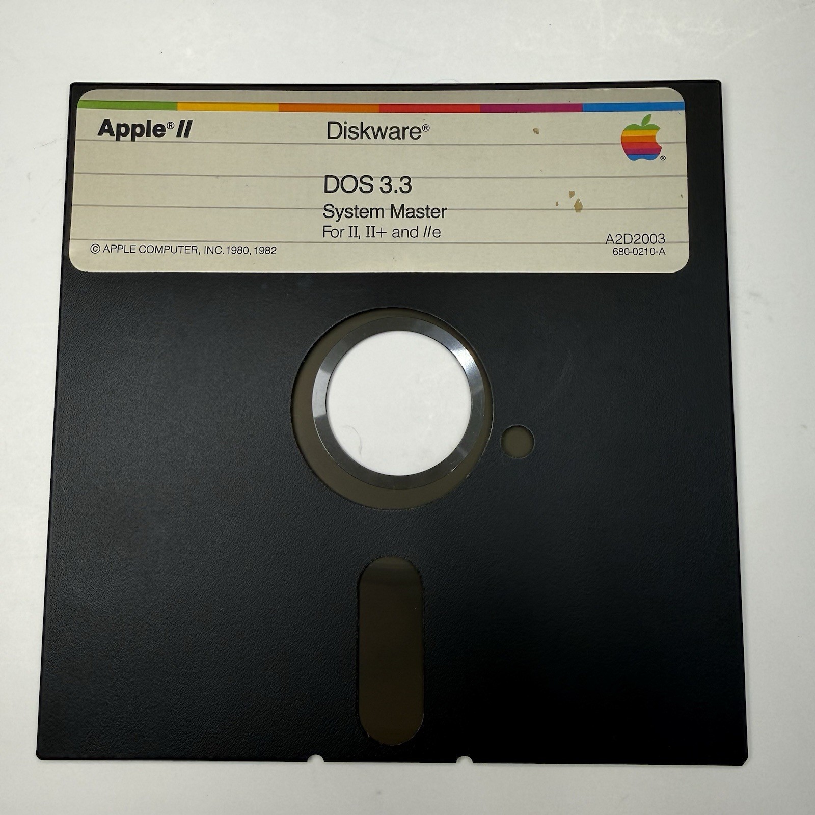 Apple II Diskware DOS 3.3 System Master for II, II+, and lle Untested 5.25"