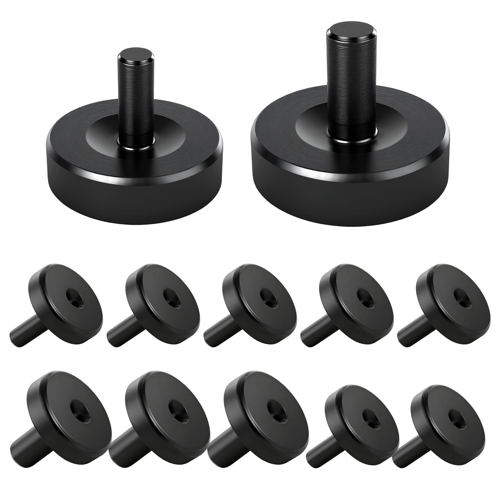 GAGIRA 8Pcs 3/16" + 4Pcs 1/4" Double Flare + 1/4"​, Black
