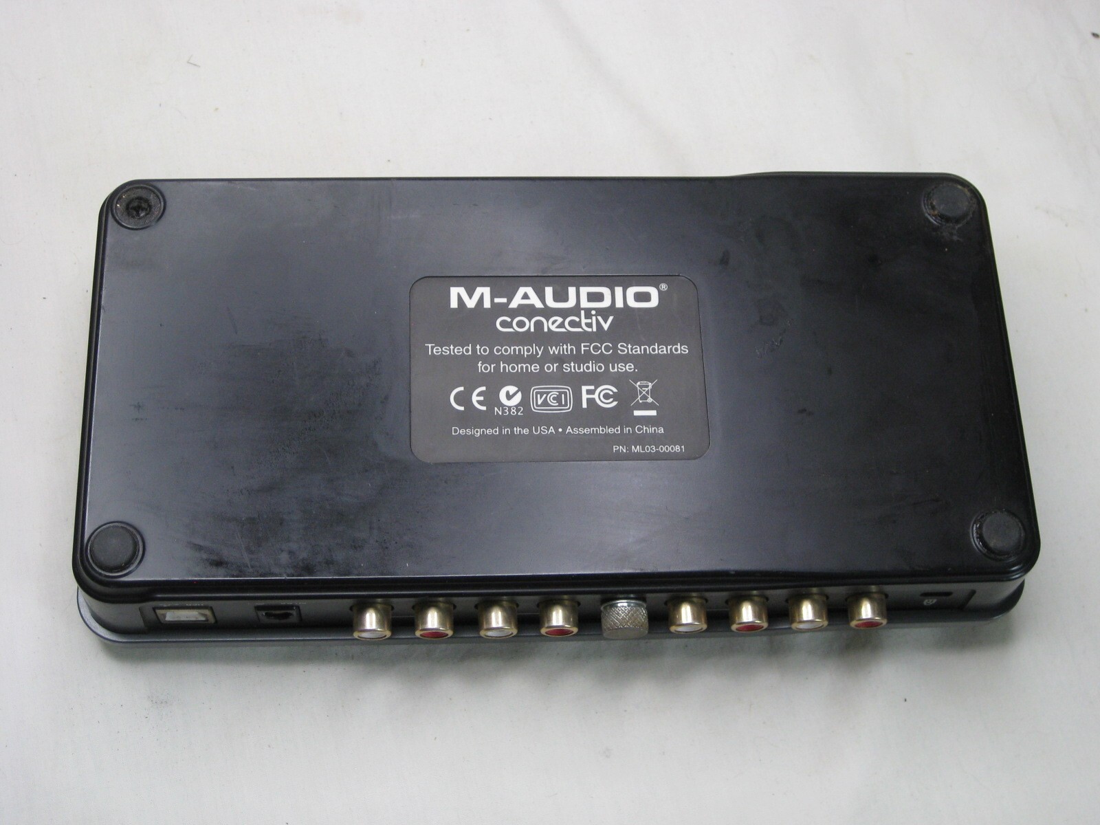 synchroscience M-AUDIO conectiv audio dj interface base unit only
