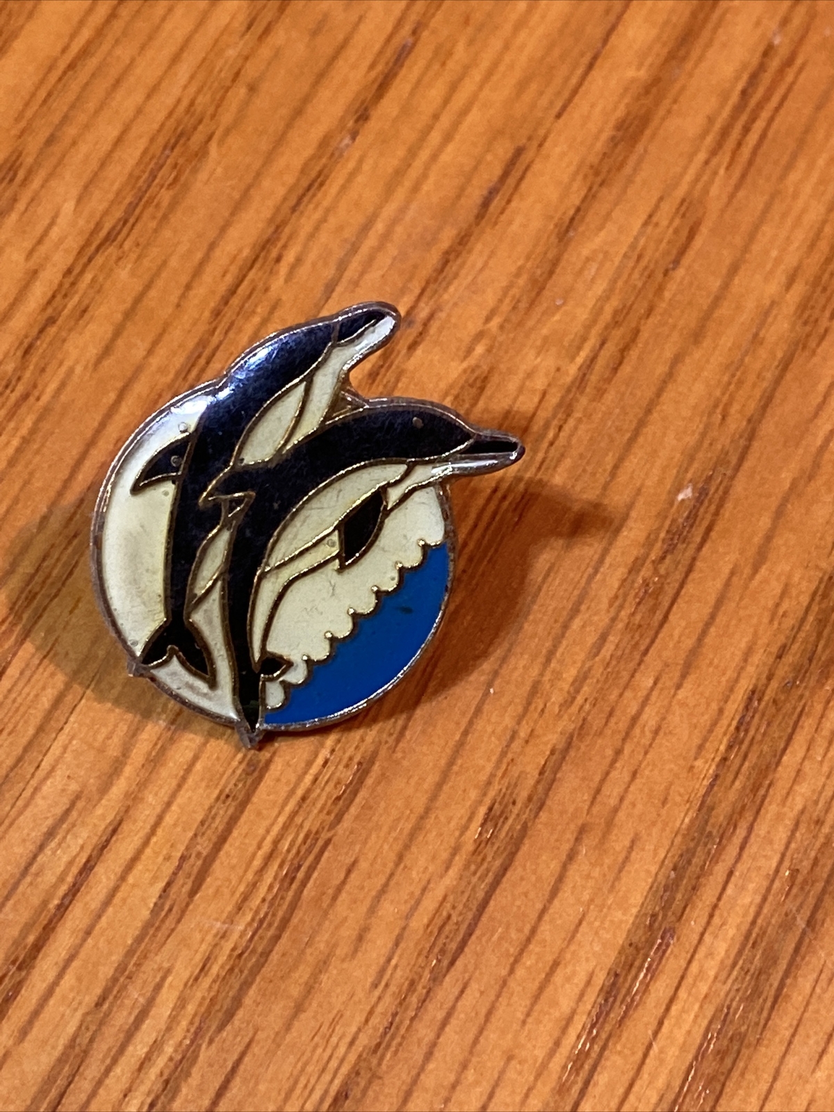 Dolphins Swimming Jumping Lapel Pin Tie Tack Hat Pin