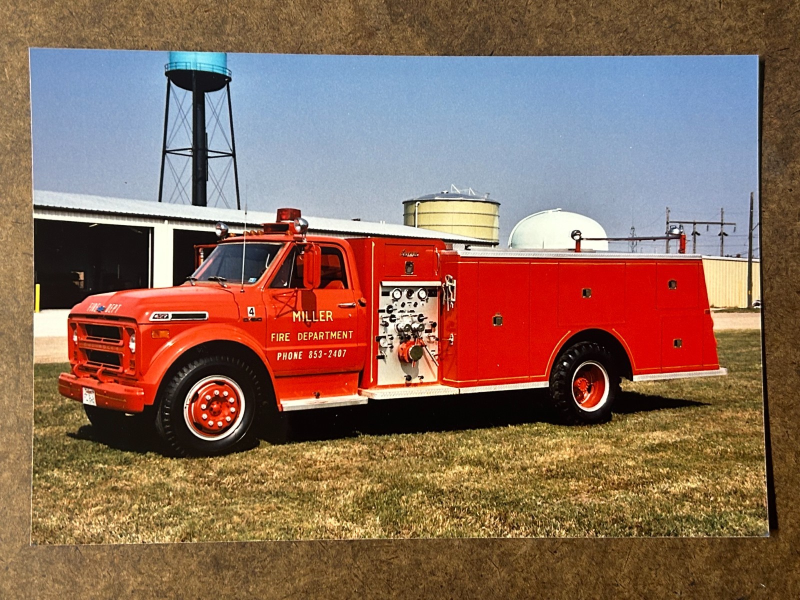 Miller SD 1960's Chevrolet Luverne pumper Fire Apparatus Photo A63