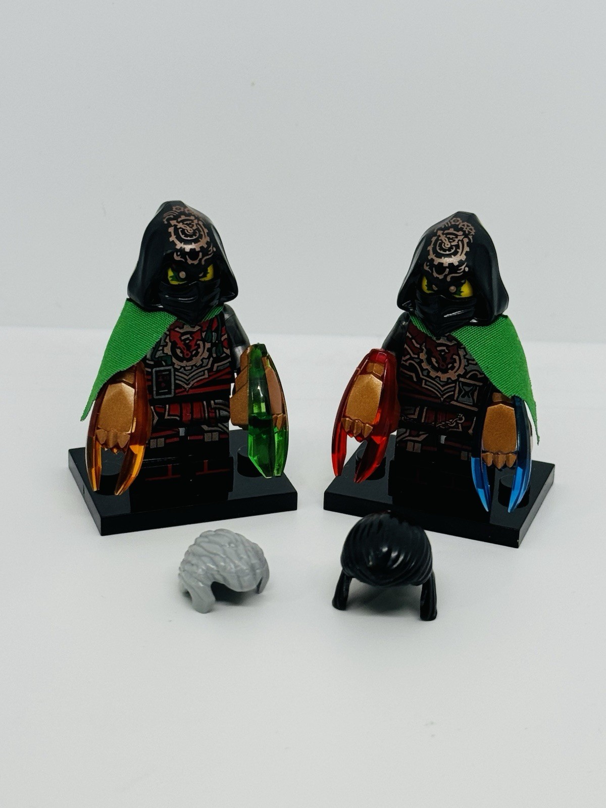 Custom Ninjago Time Twins Acronix/Krix Minifigure