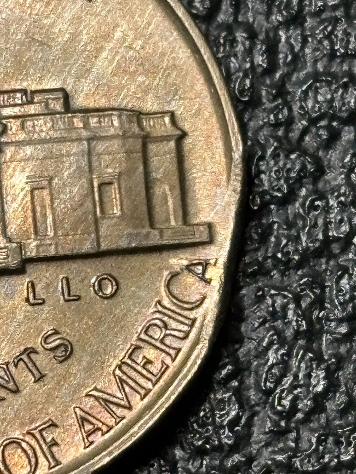 1942-p TYPE 1 FULL STEPS ERROR Jefferson Nickel CLIPPED PLANCHET ERROR!!!!