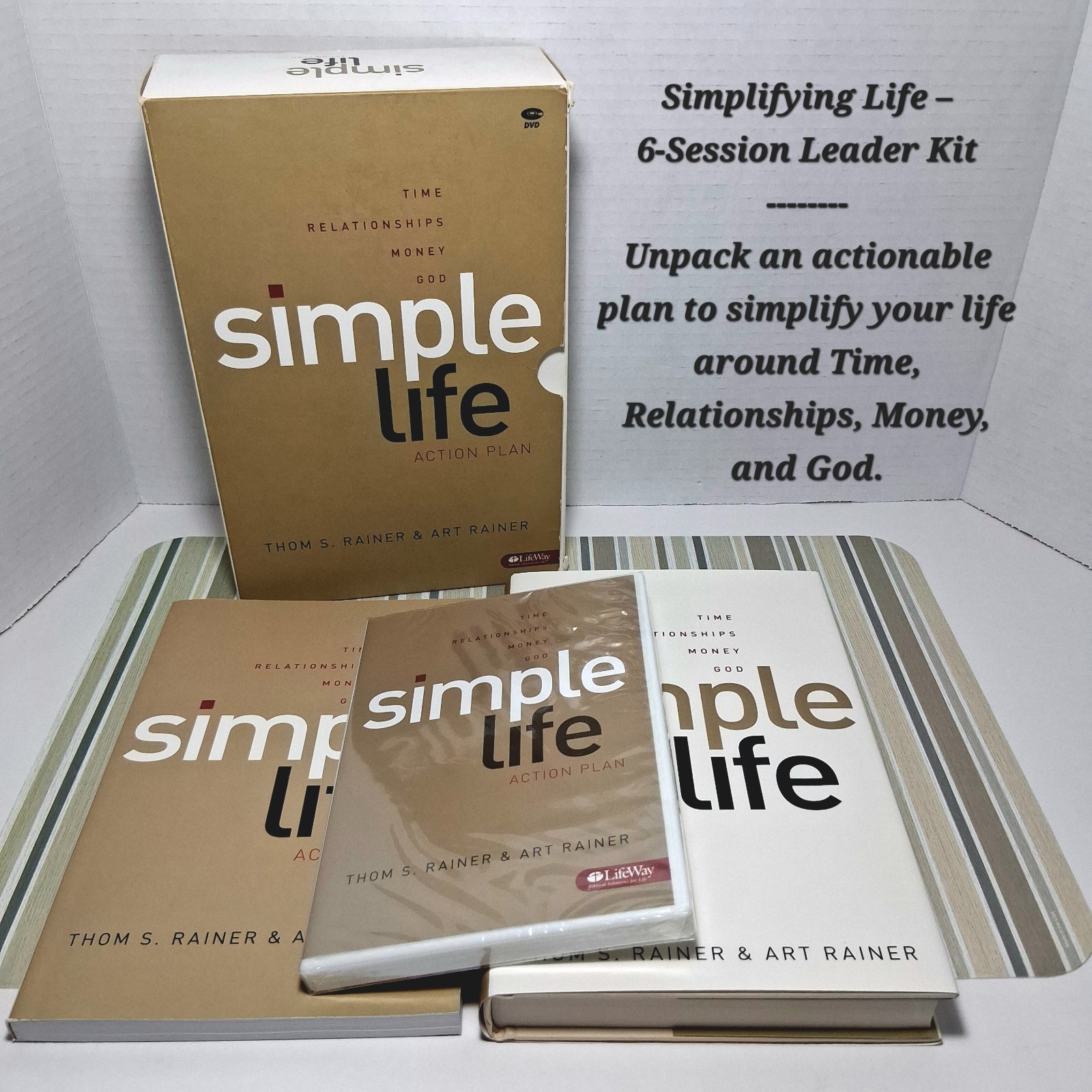 Simple Life Action Plan Leader Kit Rainer DVD Book Set Sealed Lifeway NEW