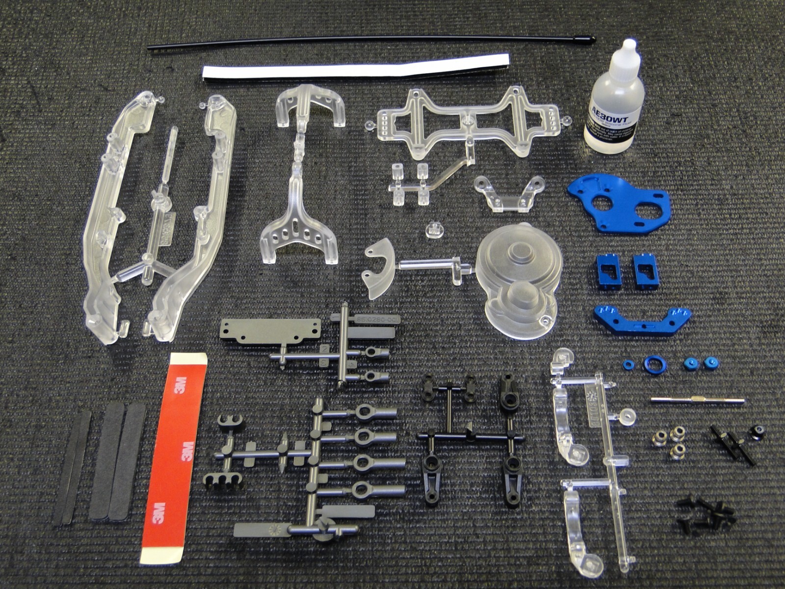 NEW ASSOCIATED B6.4CC COLLECTORS CLEAR EDITION T Chassis Motor Guards + AB26CC