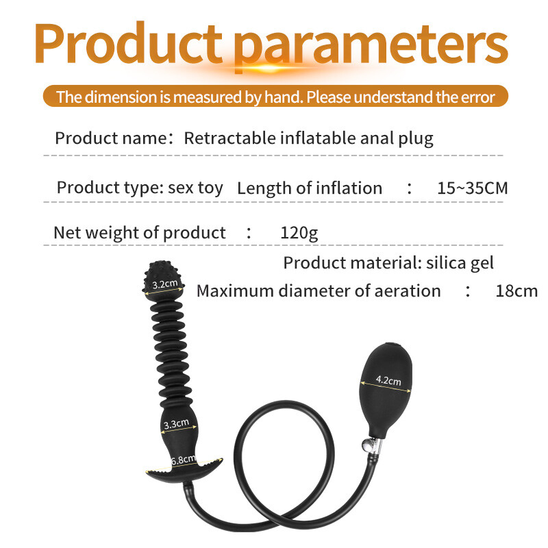 Inflatable Ball Stretcher Dilator Expander Plug Pump Dilator Extreme Speculum