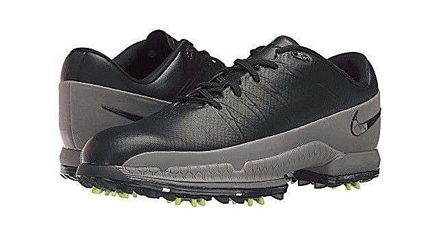NIKE ZOOM ATTACK LUNAR FIRE GOLF Black White SHOES Mens 853738/9
