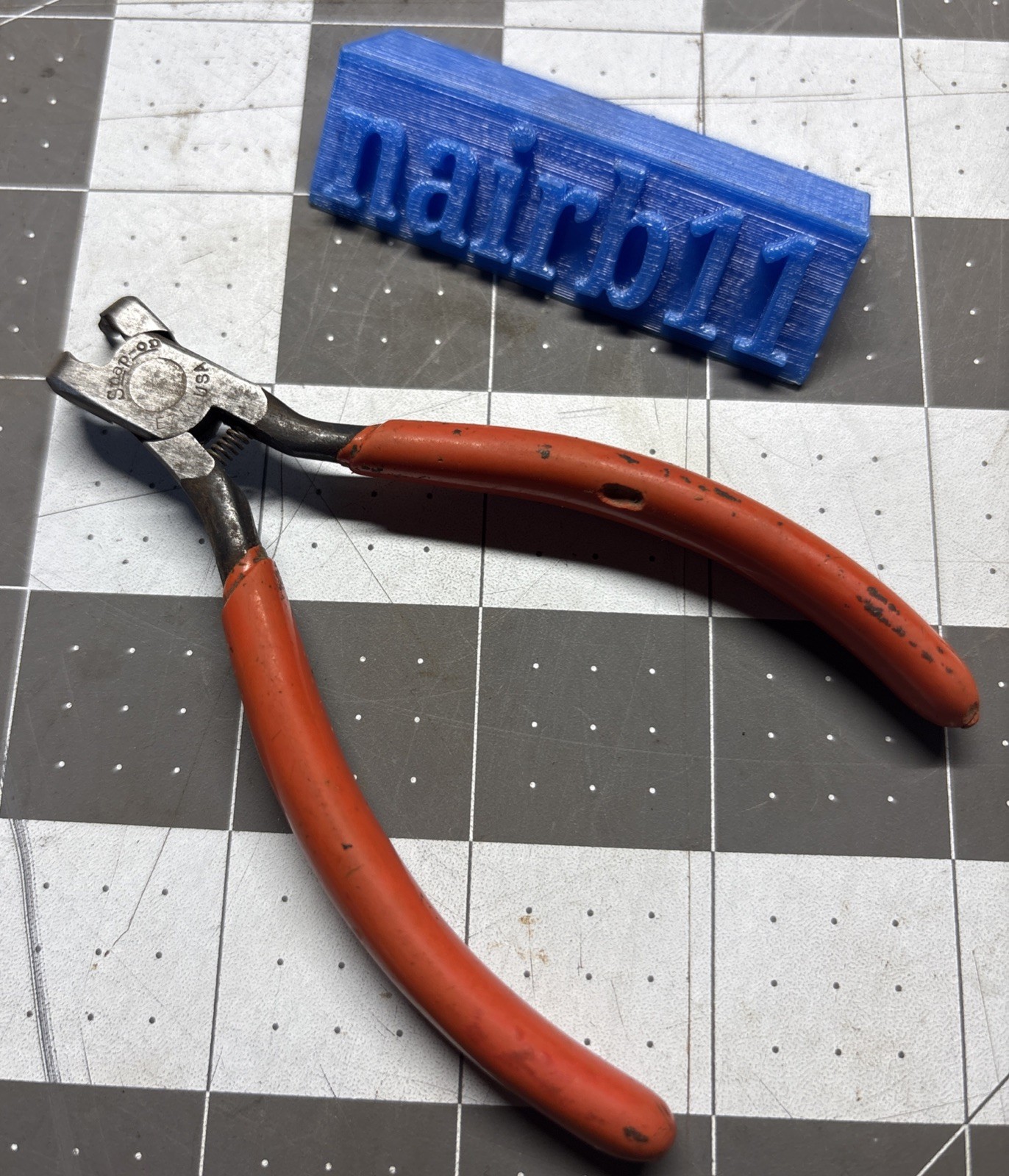 Snap-on E 714 Flush Cut Nipper Pliers 4” Snap On USA