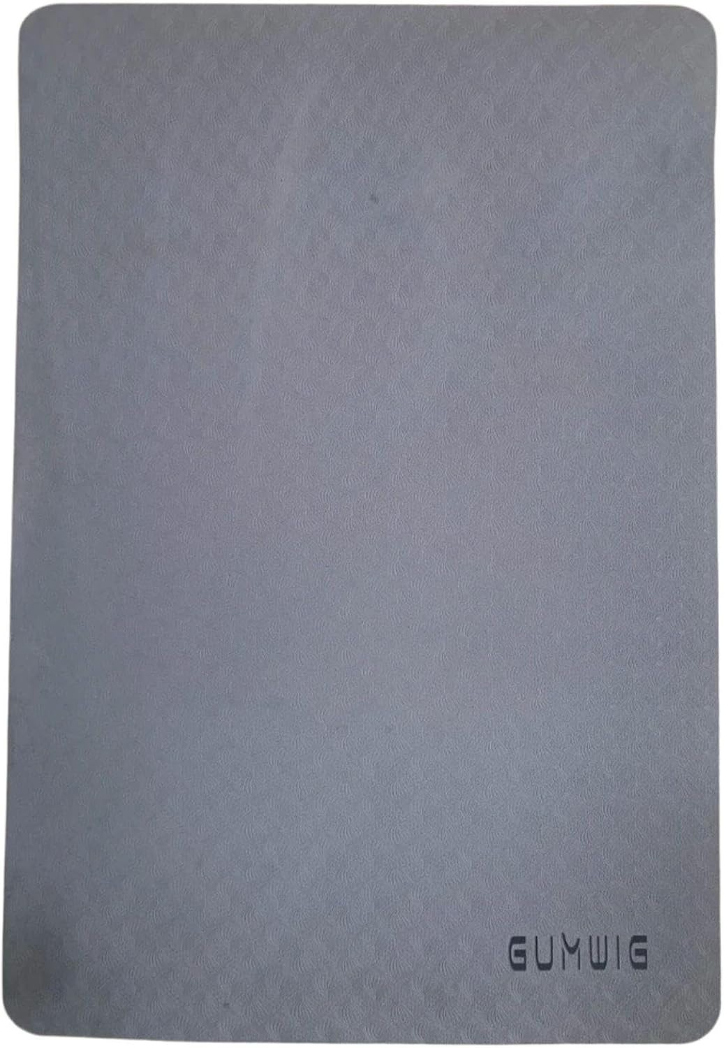 Universal Compatibility Large Exercise Mat for Under Desk Ellipticals - Grey