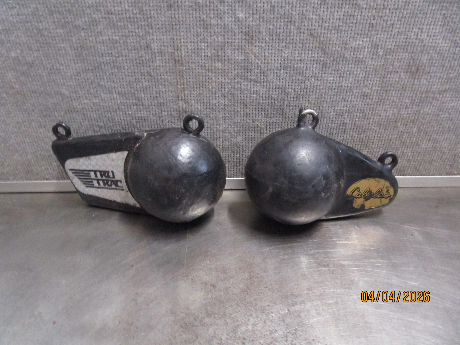 (2) 7lbs Trolling Downrigger Canon Tru Trac Cabela's Weights
