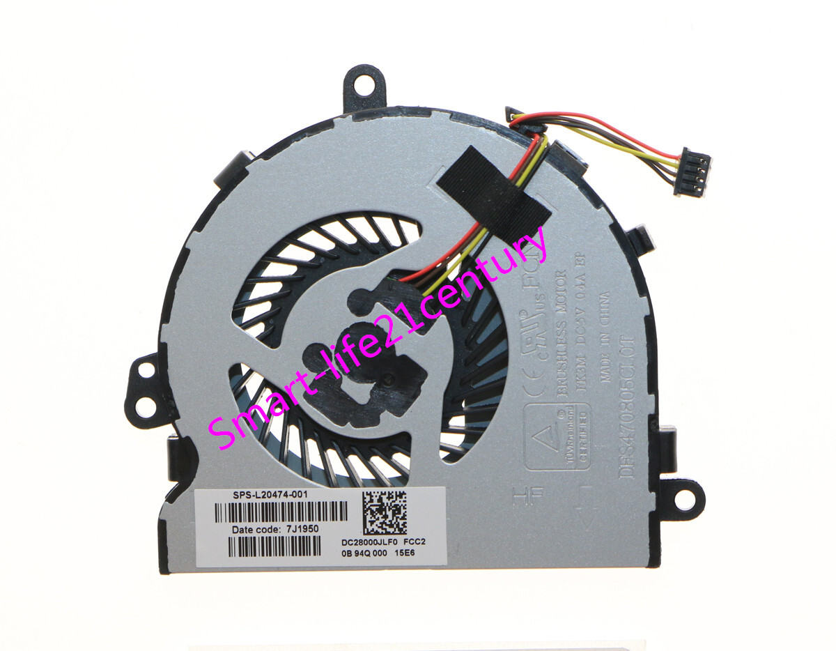New For HP 15-DB 15Q-DX 15T-DS 250 255 256 G7 TPN-C129 L20474-001 Laptop CPU Fan