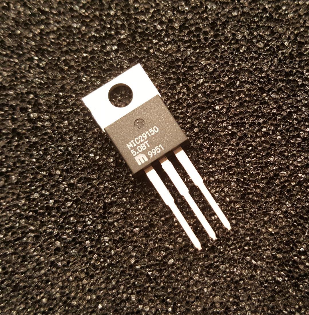 MIC29150-5.0BT Linear Voltage Regulator Positive Fixed 1 Output 5V 1.5A TO-220