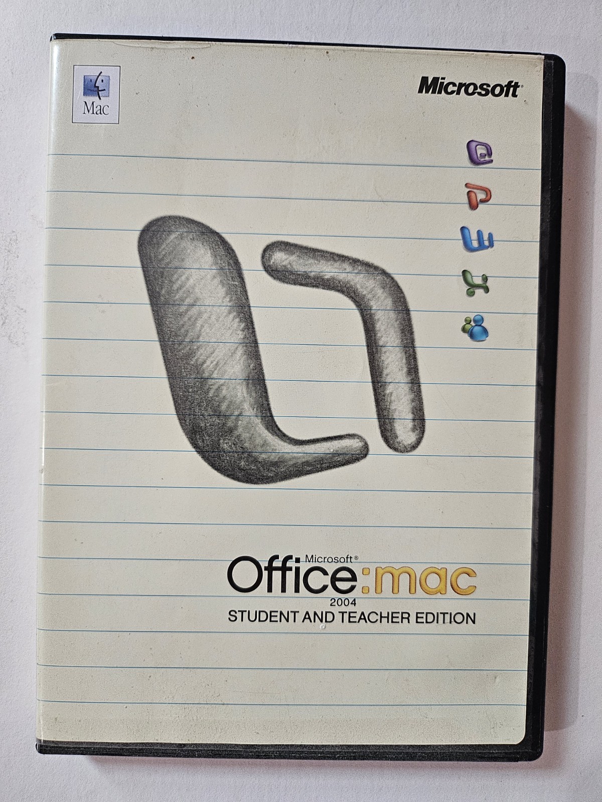 Microsoft Office Mac 2004 Student and Teacher Edition with 3 Product Keys