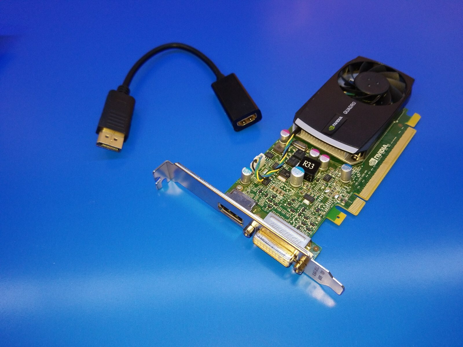Dell Optiplex 3010 7010 7020 9010 9020 Tower Quadro Video Card + HDMI Adapter