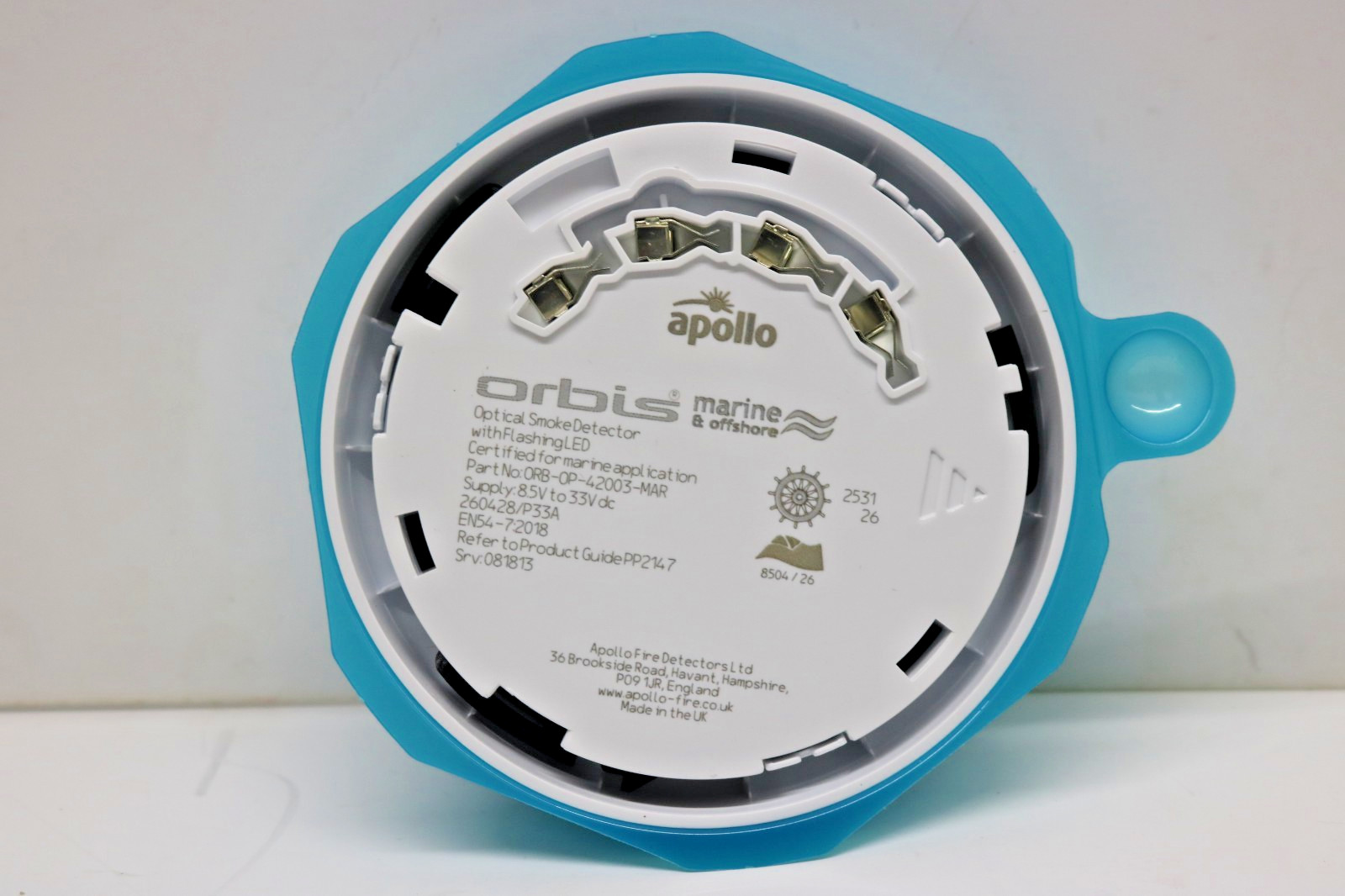 ORB-OP-42003 MAR APOLLO OPTICAL SMOKE DETECTOR